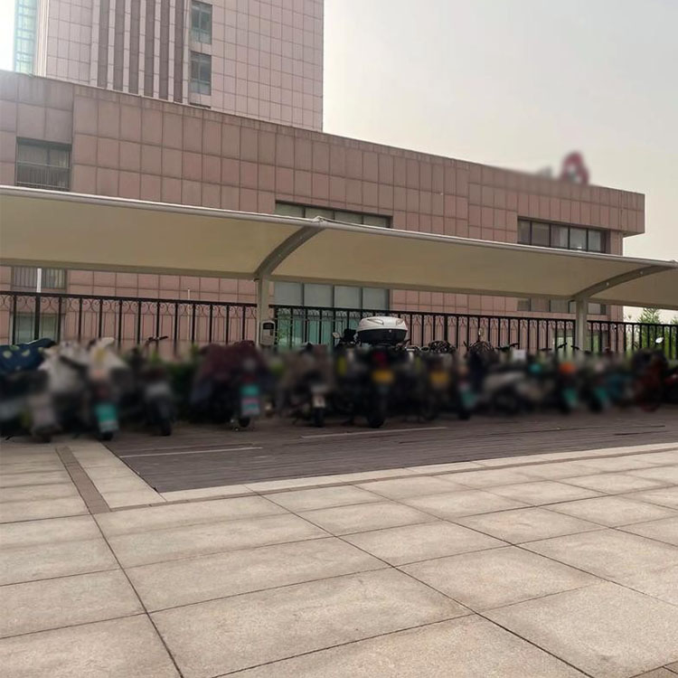 唐县膜结构电动车棚